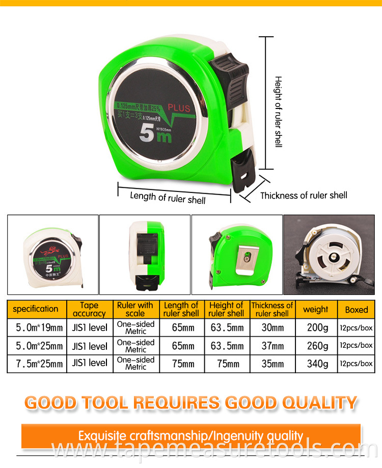 Factory wholesale custom 5m thick nylon waterproof wear-resistant metal tape measure